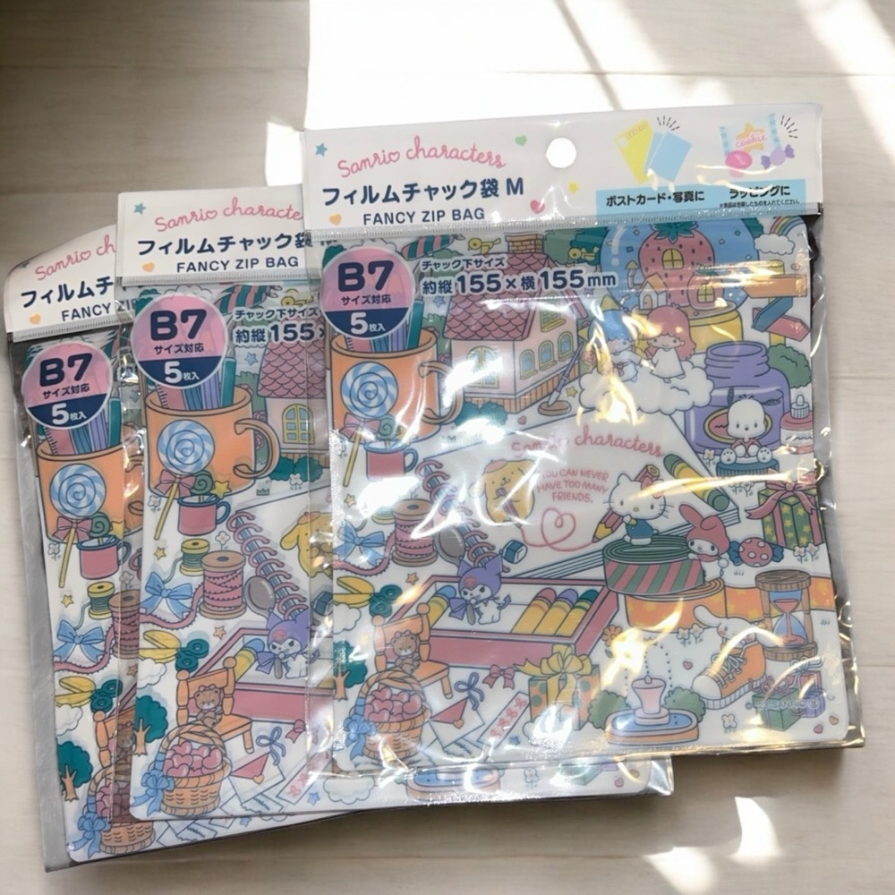 Sanrio Characters Fancy Zip Bags